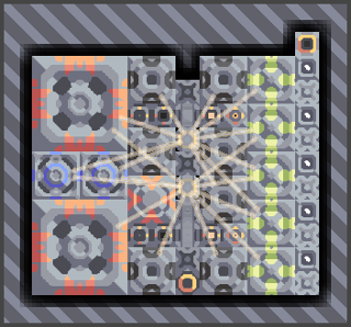 小硅07沙地'油'抽水12X10 Mindustry 蓝图缩略图