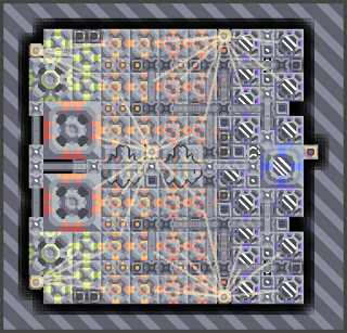 爆12黑沙'炮出19X19 Mindustry 蓝图缩略图