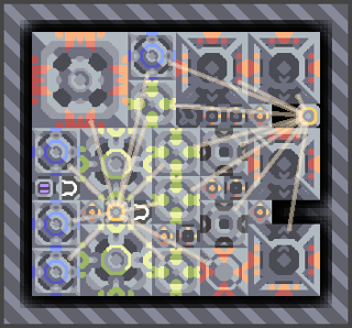 T1四紫爬'黄沙'抽水12X11 Mindustry 蓝图缩略图