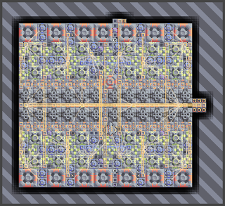 大硅24黄沙'抽水'炮入37X35控料'控厂 Mindustry 蓝图缩略图