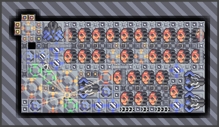 炮组09蜂群08雷光01海啸03力墙01冷01抽水'贴核26X13 Mindustry 蓝图缩略图