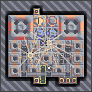 玻璃11沙地12X10正 Mindustry 蓝图缩略图